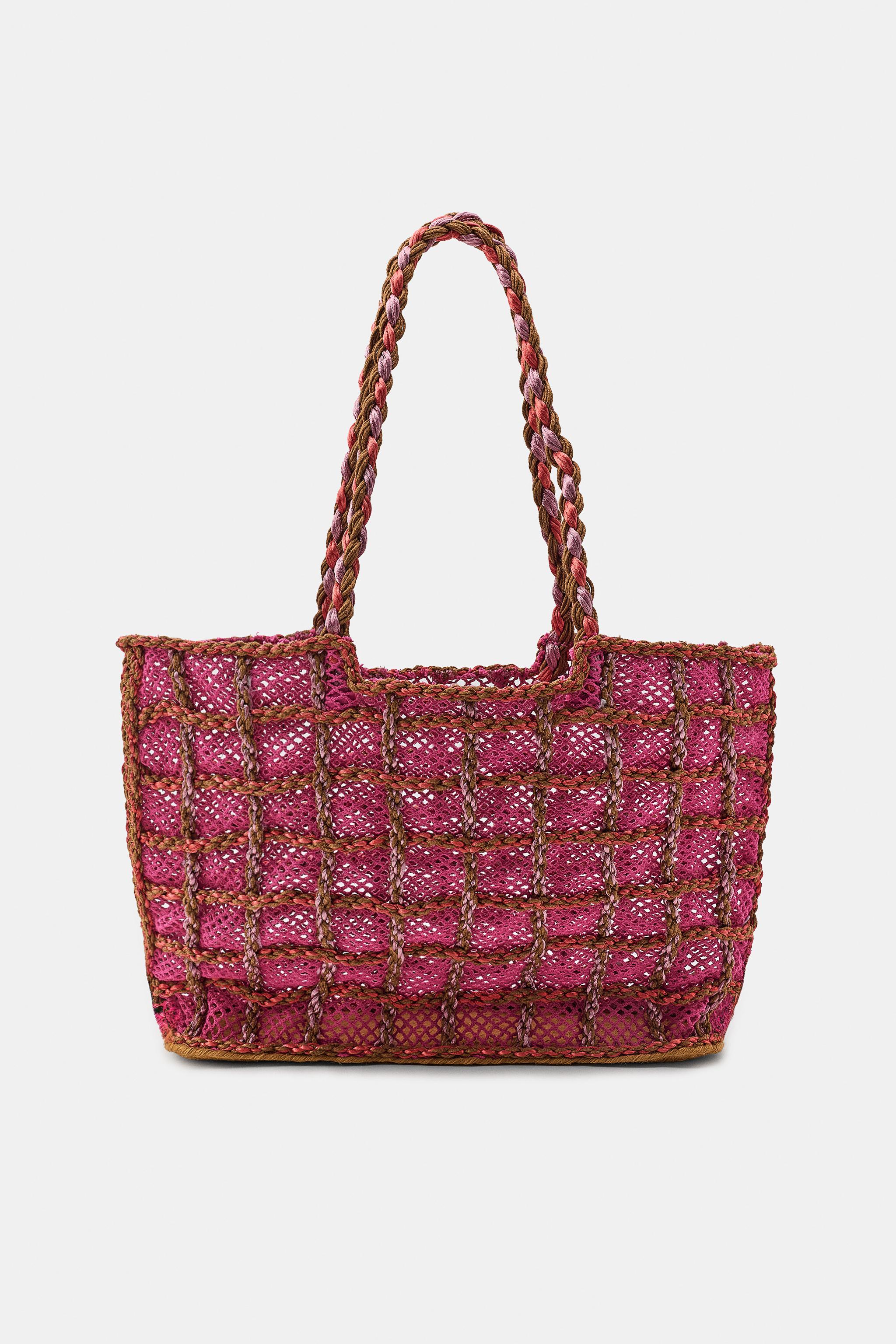 COMBINATION WOVEN MAXI BAG